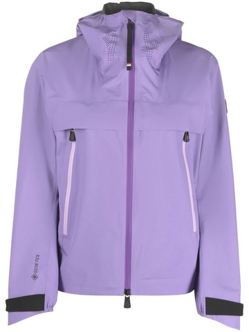 Moncler Grenoble - Tullins hooded jacket - women - Polyamide/Polyester/Spandex/Elastane - 0 - Purple