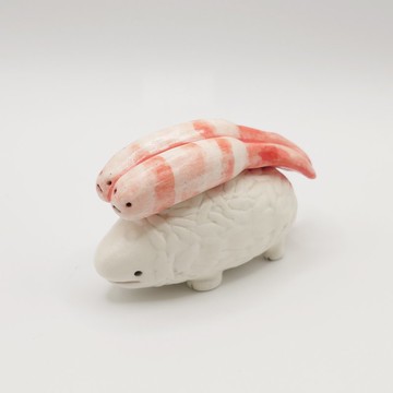 北極甜蝦壽司(筷架+線香座組合)