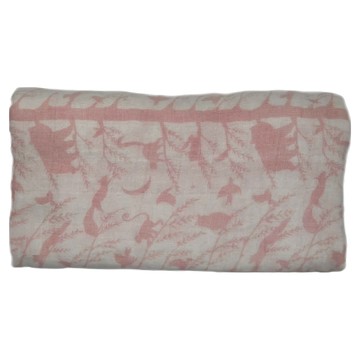 wilson&frenchy 超柔包巾，100%棉  粉色