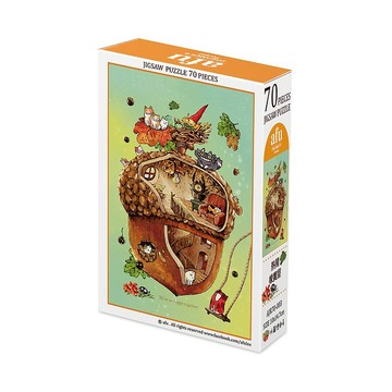 afu迷你拼圖 ( 70片 ) - 熱鬧橡實屋