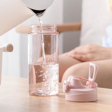 茶花水杯大容量太空杯Tritan塑料杯子學生男女運動水壺防摔耐高溫