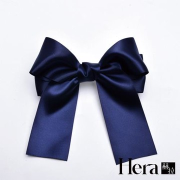 Hera 赫拉  韓版頭飾 多層緞帶 超大蝴蝶結 髮夾頂夾劉海夾盤發髮飾