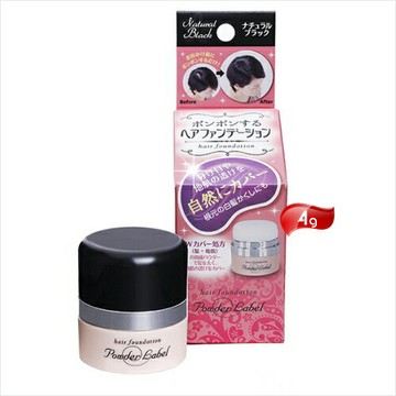 【長輩禮】灰白髮專用!日本BeauzLabo毛髮遮蓋粉霜(4g)-黑 [53168]