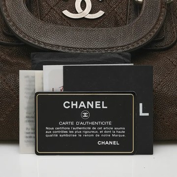 CHANEL 荔枝紋皮革醫生包手提包