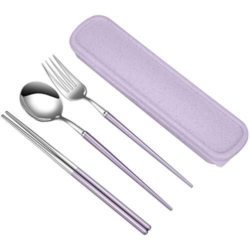 Travel Camping Silverware Set Pcs Tableware Set Stainless Stee 並行輸入品