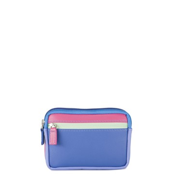 【MYWALIT】雙拉鍊零錢小包-紫夢花語 1265-181