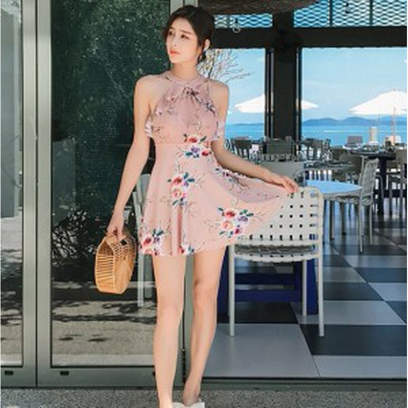 水着 ビキニ レディース 大人 可愛い ワンピース 夏 海 ビーチ 体型カバーハイネック モノキニ フリル 小さい 通販 Lineポイント最大1 0 Get Lineショッピング