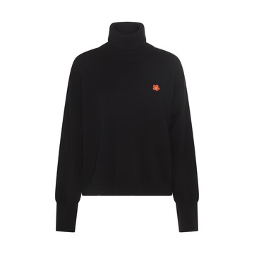 Kenzo - Black Wool Boke Flower Knitwear