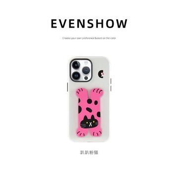EVENSHOW高端原創2024夏天超火新款菲林手機殼帶支架適用于蘋果iphone15ProMax14plus13情侶小眾高級感爆款女