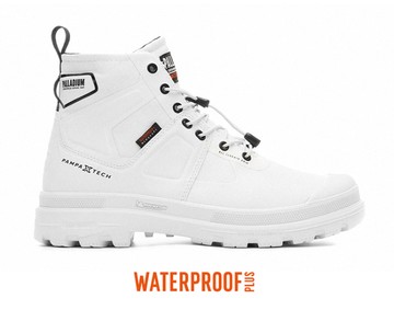 【PALLADIUM】滿額現折388★PAMPA TECH EXP WP+防水靴 白(74067-116)