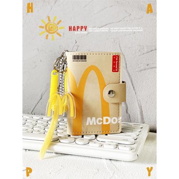 HAPPY原創M記麥麥卡包創意卡套學生飯卡校園銀行卡駕照證件收納包