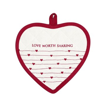 【新品】丹麥GreenGate Grace white 心形鍋墊2入