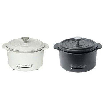 日本yamazenygd-d650tw 日本山善  多功能調理鍋 黑色/白色