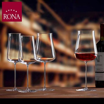 捷克進口RONA無鉛水晶紅酒杯歐式波爾多葡萄酒杯超薄款香檳氣泡杯