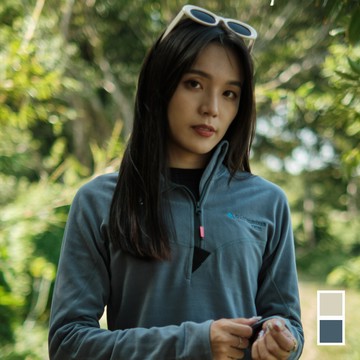 Sigyn 女輕刷毛半開襟長袖上衣