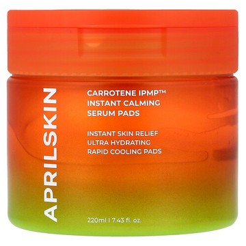 April Skin, Carrotene IPMP™ Instant Calming Serum Pads, 7.43 fl oz (220 ml)