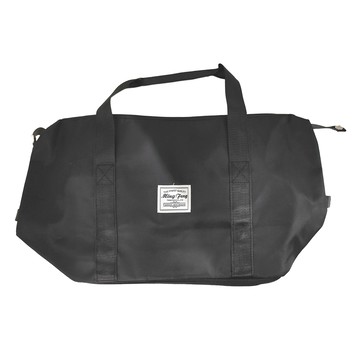 大容量旅行袋  聚酯纖維  擴充前40/55 x 32 x 20cm 擴充後40/55 x 44 x 20cm  黑色