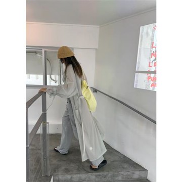 (免運)韓國訂單夏季加長外套薄款長袖防紫線速干涼感透氣外套全身防曬服