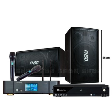 金嗓 歡唱劇院超值組合 K2R+ENSING Pro1(含無線麥克風)+FNSD SD-305N