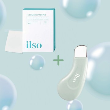 全館台灣現貨🧜‍♀️【ilso】清除粉刺刮刀不傷肌鼻翼專用安全圓角1/3 薄化妝棉片小資專用 貼敷專用化妝水好吸收