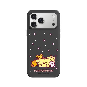 iPhone 17 Pro Max SolidX 黑 - 三麗鷗-布丁狗30週年 PomPomPurin (30th Anniversary) - 一起玩耍