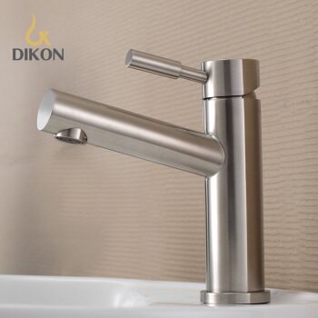 【帝鋼衛浴】304不鏽鋼單柄面盆龍頭 TTB-0110