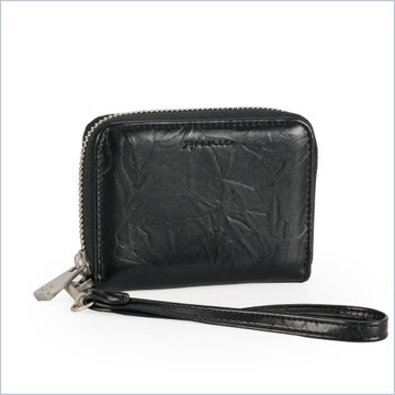 Ori皺皺紋拉鍊零錢包[LN-830-Q2-W]