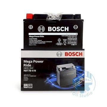 《油工坊》 BOSCH RBT7B-4-N 膠體 AGM 機車電池 YT7B-BS GT7B-BS