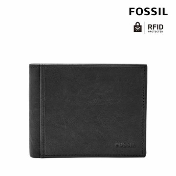 【FOSSIL 官方旗艦館】Ingram 實用皮夾 (附鐵盒，兩色可選)
