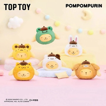 TOPTOY 布丁狗好朋友毛絨掛飾 布丁狗 好朋友 毛絨 掛繩 盲盒 盒玩 一中盒【預購】