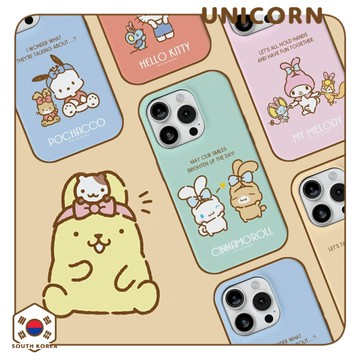 正版KA｜三麗鷗角色兔耳朵系列 iPhone雙層保護殼 防摔殼 雙層殼 手機殼 iPhone15Pro i15 Unicorn