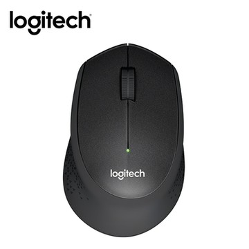 羅技 logitech M331 SilentPlus 靜音滑鼠-黑色