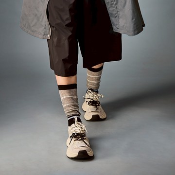 簡約質感中筒襪(3入)