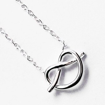 925純銀項鍊 吊墜-時尚簡約百搭風格母親節情人節生日禮物女飾品73gj78【獨家進口】【米蘭精品】