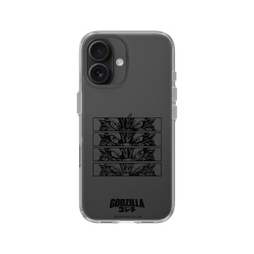 iPhone 16 Clear Case（相機按鈕） 透明 - 哥吉拉 Godzilla - 哥吉拉之眼