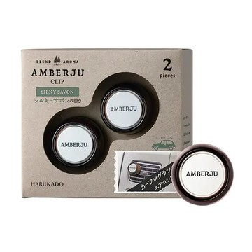 Amberju車用香氛2入/絲綢皂香
