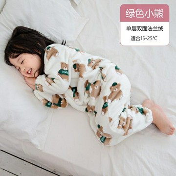 兒童體睡衣 可愛睡衣 保暖睡衣 寶寶連體睡衣秋冬款法蘭絨男童女童冬季兒童防著涼珊瑚絨兒童睡袋『ZW5009』
