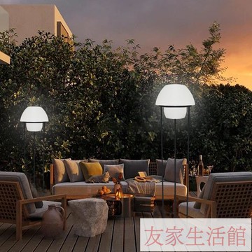 附發票 免稅 庭院燈太陽能可藍牙音響戶外防水別墅民宿沙灘氛圍落地庭院燈 YJ/al210 快速出貨 公司貨