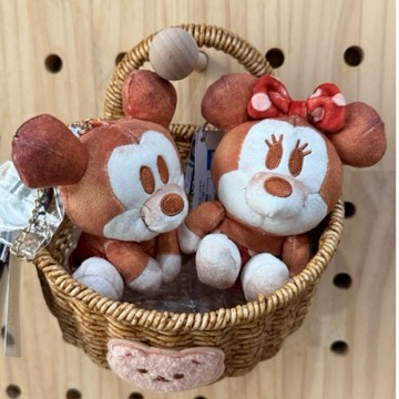 【樺HUA-日本現貨快速出貨】迪士尼米奇米妮麵包造型娃娃 吊飾 Disney Nui pan 米奇米妮 麵包造型吊飾