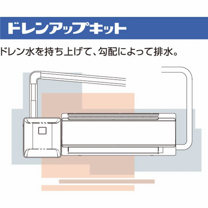 オーケー器材 K-KDU573KS ドレンアップキット 低揚程タイプ 1m