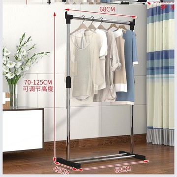 不銹鋼室外可移動伸縮晾衣架子落地家用戶外陽臺涼衣桿曬被子神器