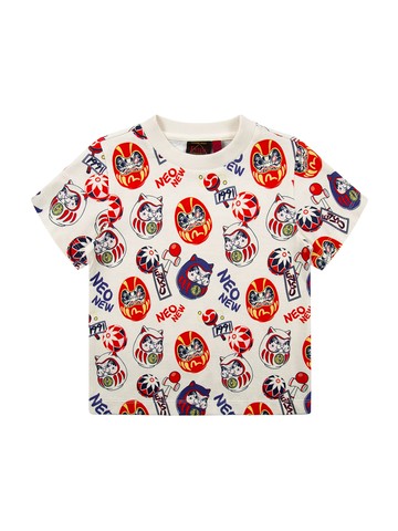 Allover Daruma Buddies Print T-shirt