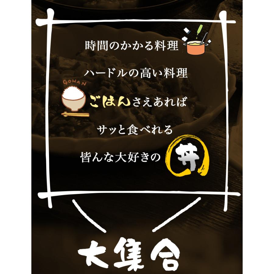 6種18食日替わり丼ぶりセット惣菜 お惣菜 おかず  ギフト おつまみ   冷凍 お弁当 詰め合わせ 一人暮らし