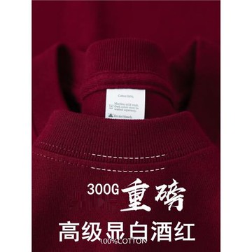 重磅300克不透休閑女夏短袖t恤