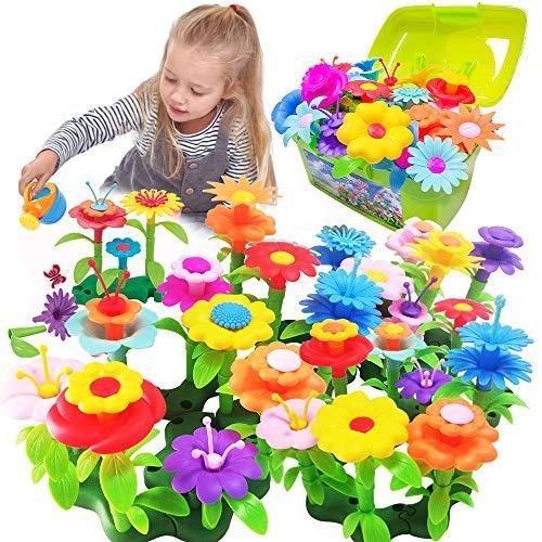 Scientoy Flower Garden Building Toys, Girl Toys Build a Garden