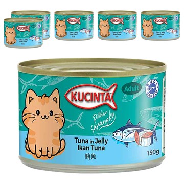 KUCINTA 科西塔 小貓罐  鮪魚凍  150g  6罐