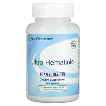 Nutra BioGenesis, Ultra Hematinic，60 粒膠囊