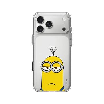 iPhone 17 Pro Max Clear Case（相機按鈕） 透明 - Minions - Minions - Skeptical