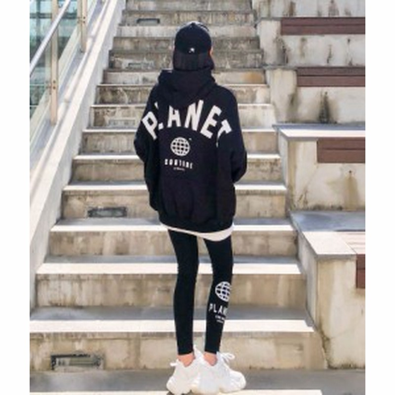 フード バックロゴ レギンス スウェット セットアップ バルーンスリーブ レディース 上下セット ナイトウェア ルームウェア 韓国 ファッ 通販 Lineポイント最大get Lineショッピング