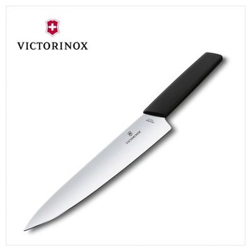 VICTORINOX 瑞士維氏 Swiss Modern 切肉刀 22cm 黑 6.9013.22B